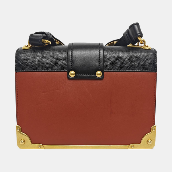 Cahier Mini Saffiano Calfskin Red