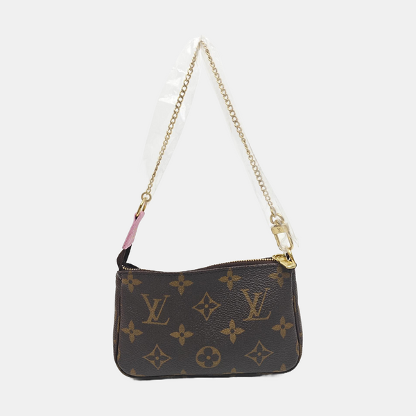 ACCESSOIRES Monogram Coated Canvas Brown