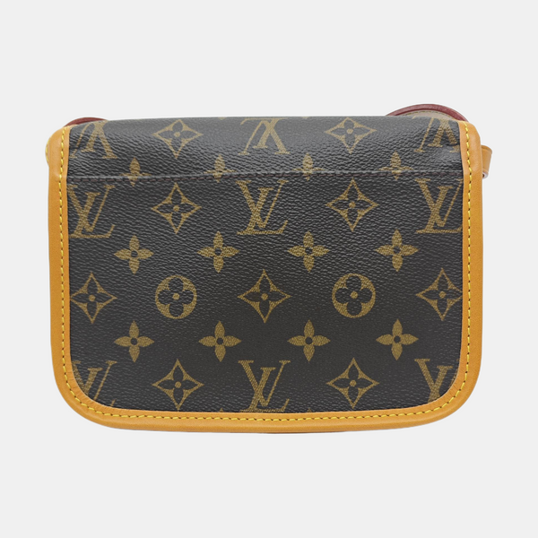 SATCHEL Mini Monogram Coated Canvas Brown