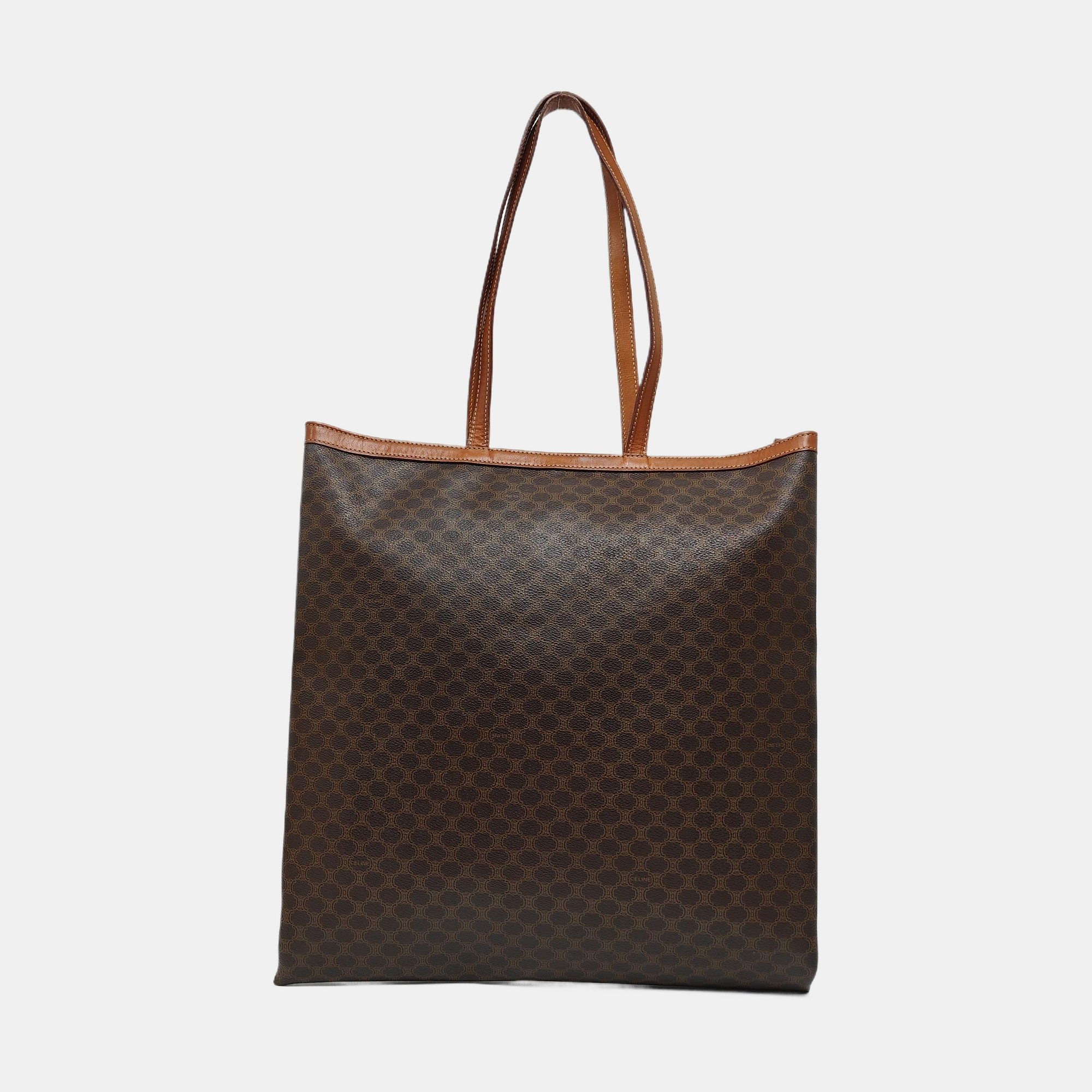 MACADAM TOTE Coated Canvas Brown