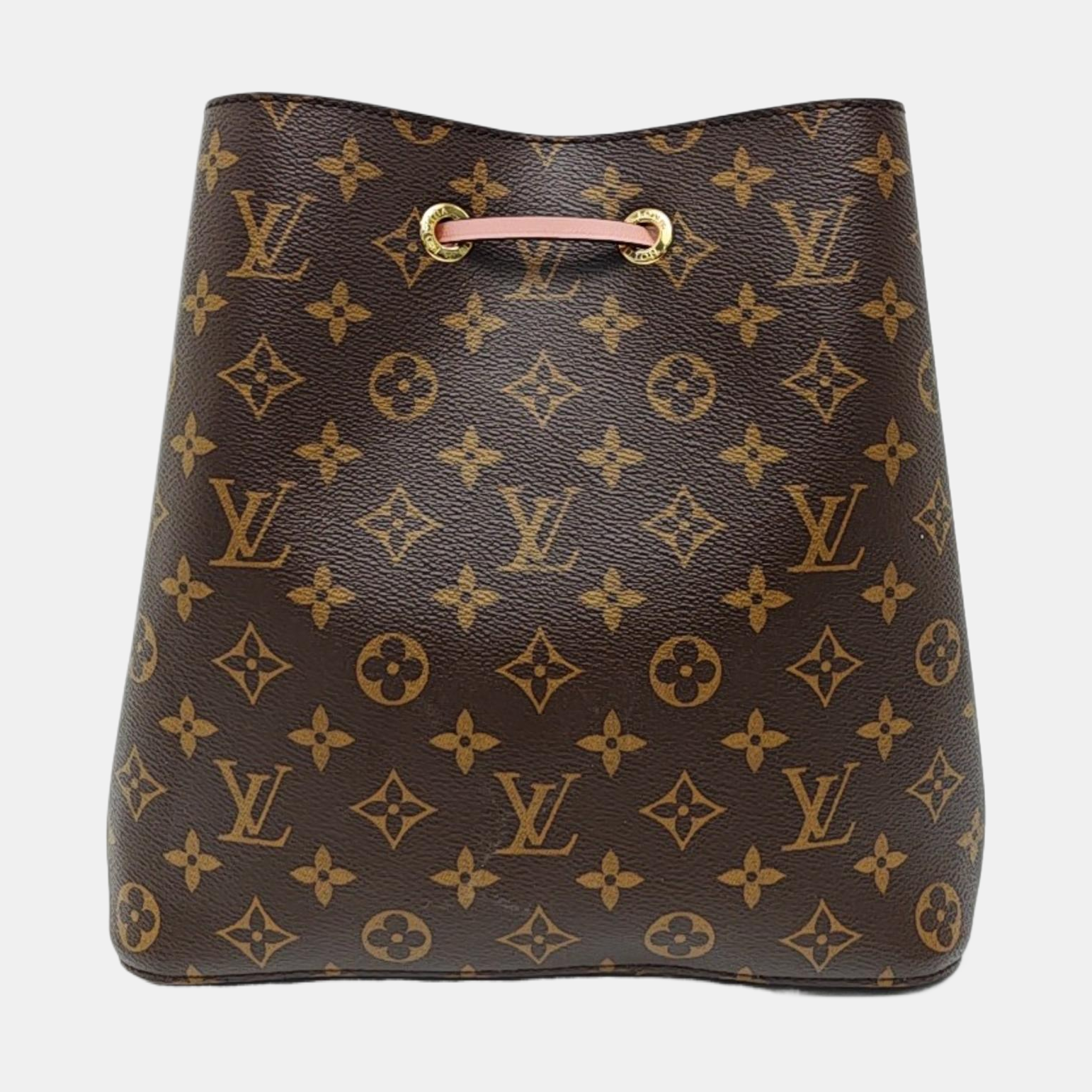 NÉONOÉ MM Monogram Coated Canvas Brown
