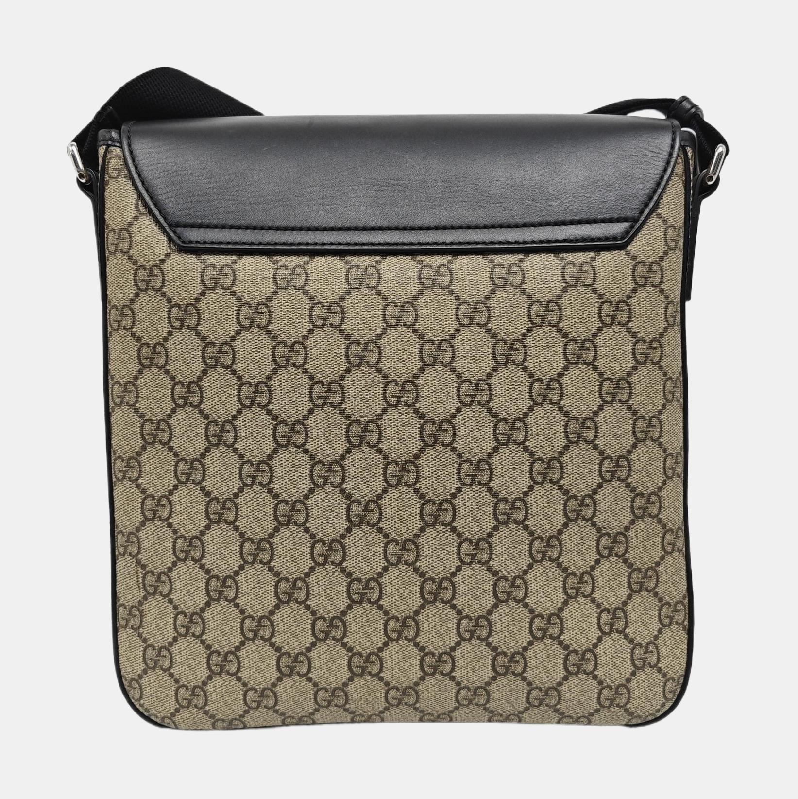 Monogram Coated Canvas Shoulder Bag Brown