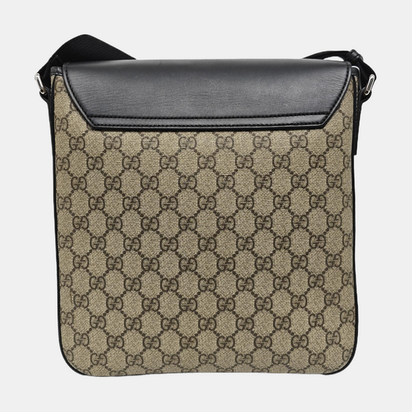 Monogram Coated Canvas Shoulder Bag Brown