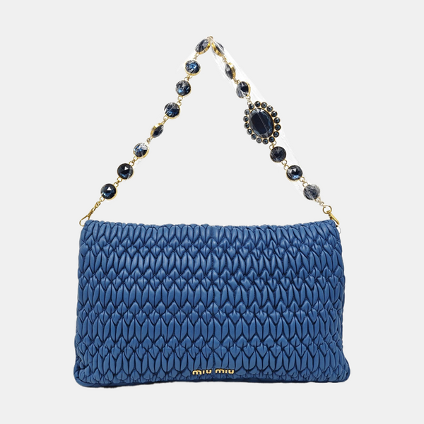 Crystal Lambskin Blue