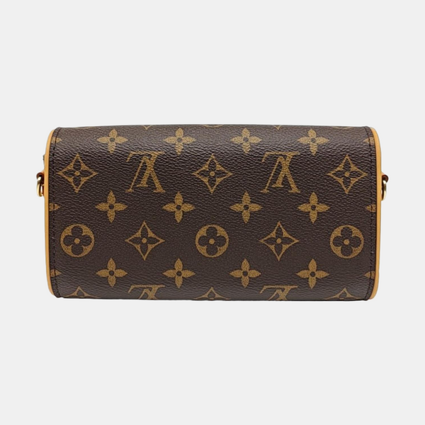 Pochette Camille Monogram Coated Canvas Brown