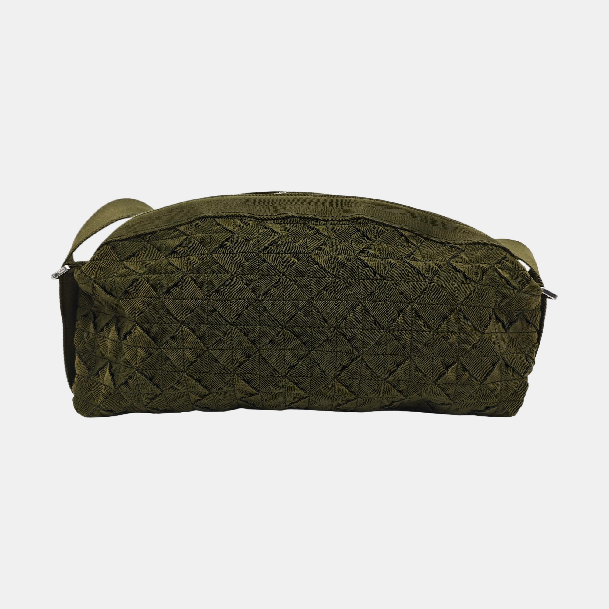 Fabric Shoulder Bag Green
