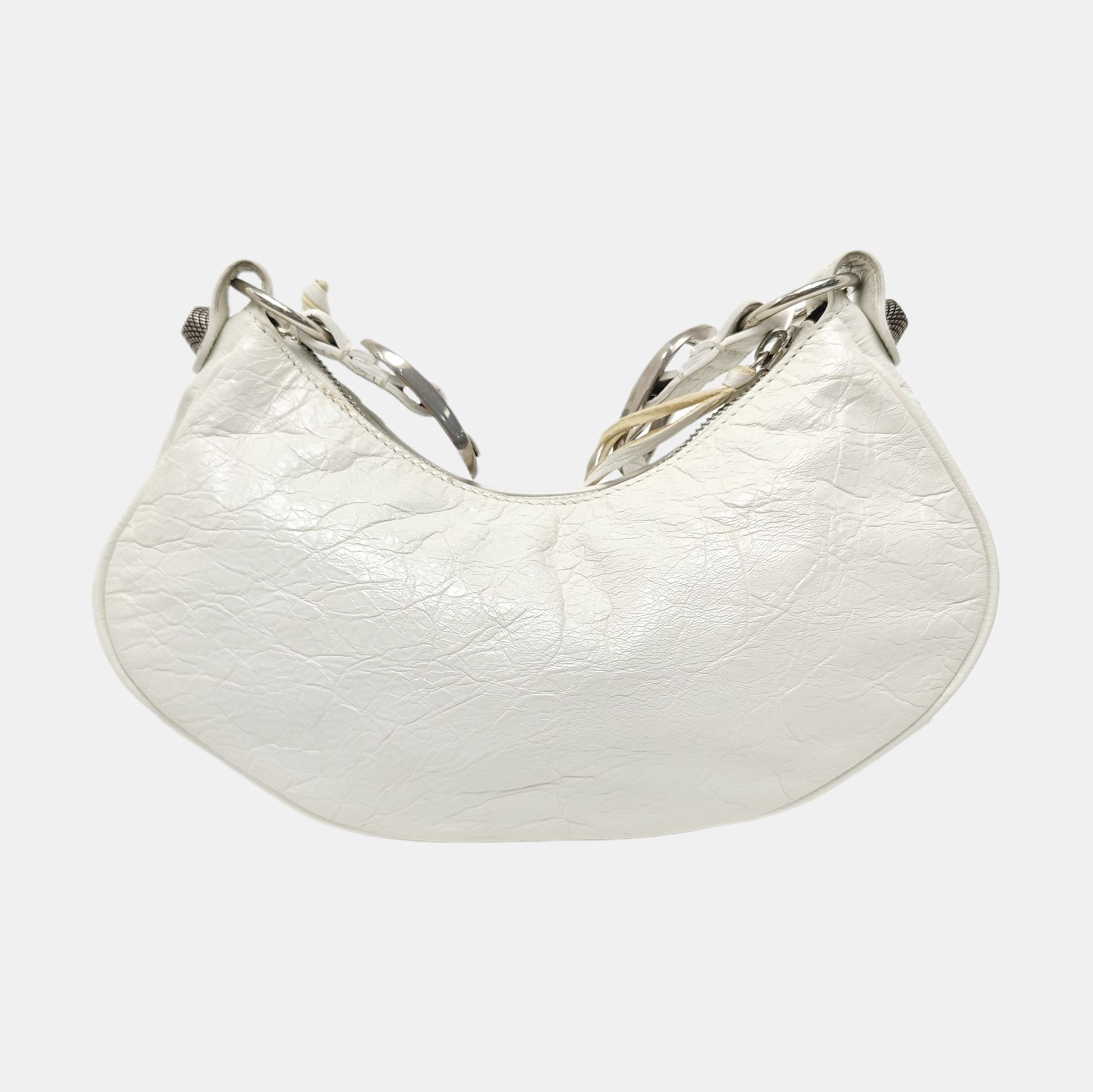 Le Cagole Mini Calfskin White
