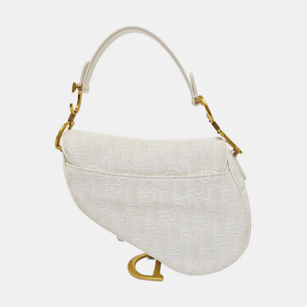 Saddle Mini Canvas White