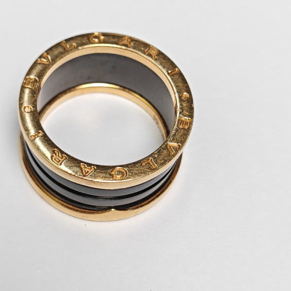 B.ZERO1 18k Rose Gold Ring EU 58