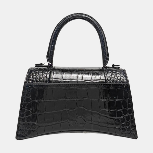 Hourglass S Calfskin Black