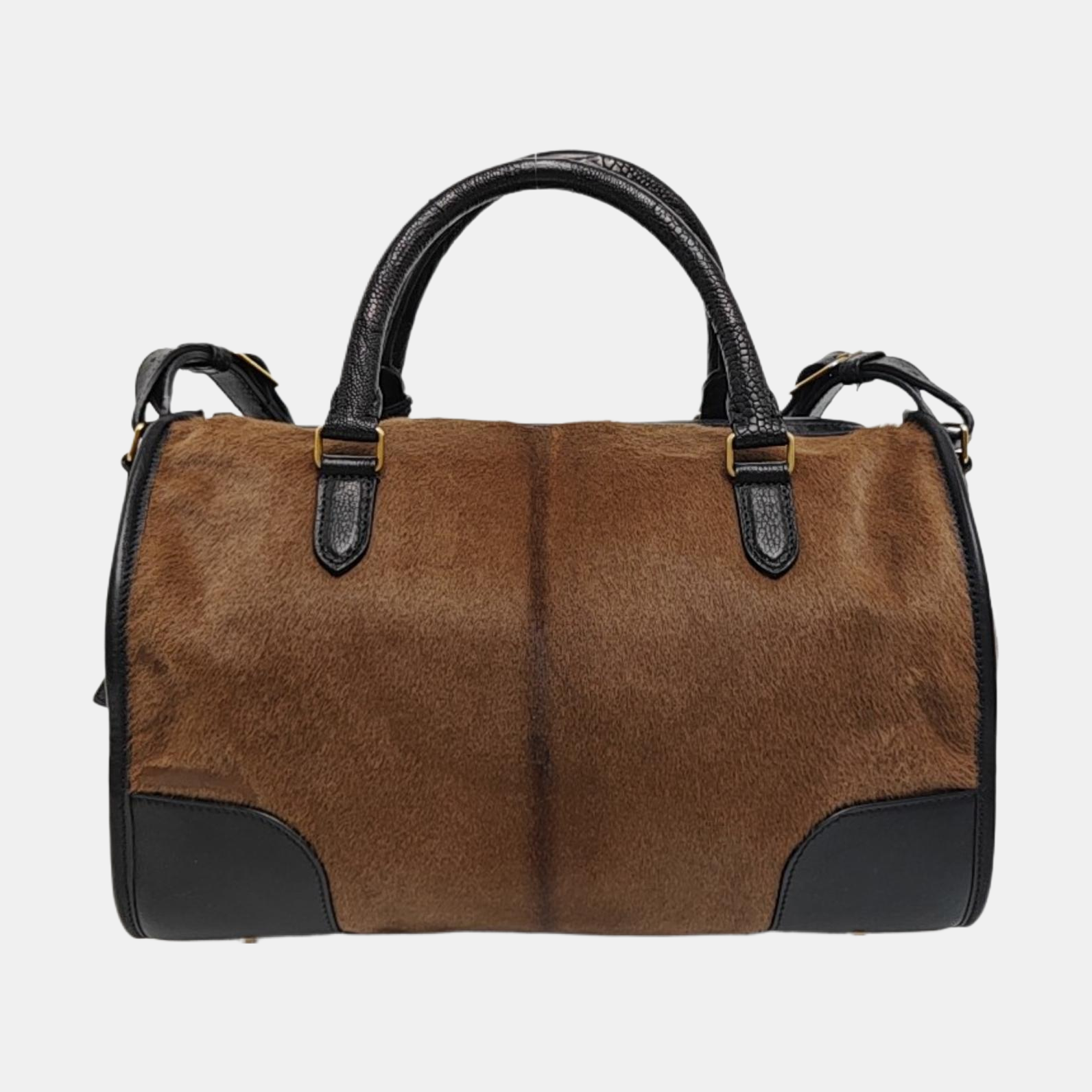 Horsehair Shoulder Bag Brown