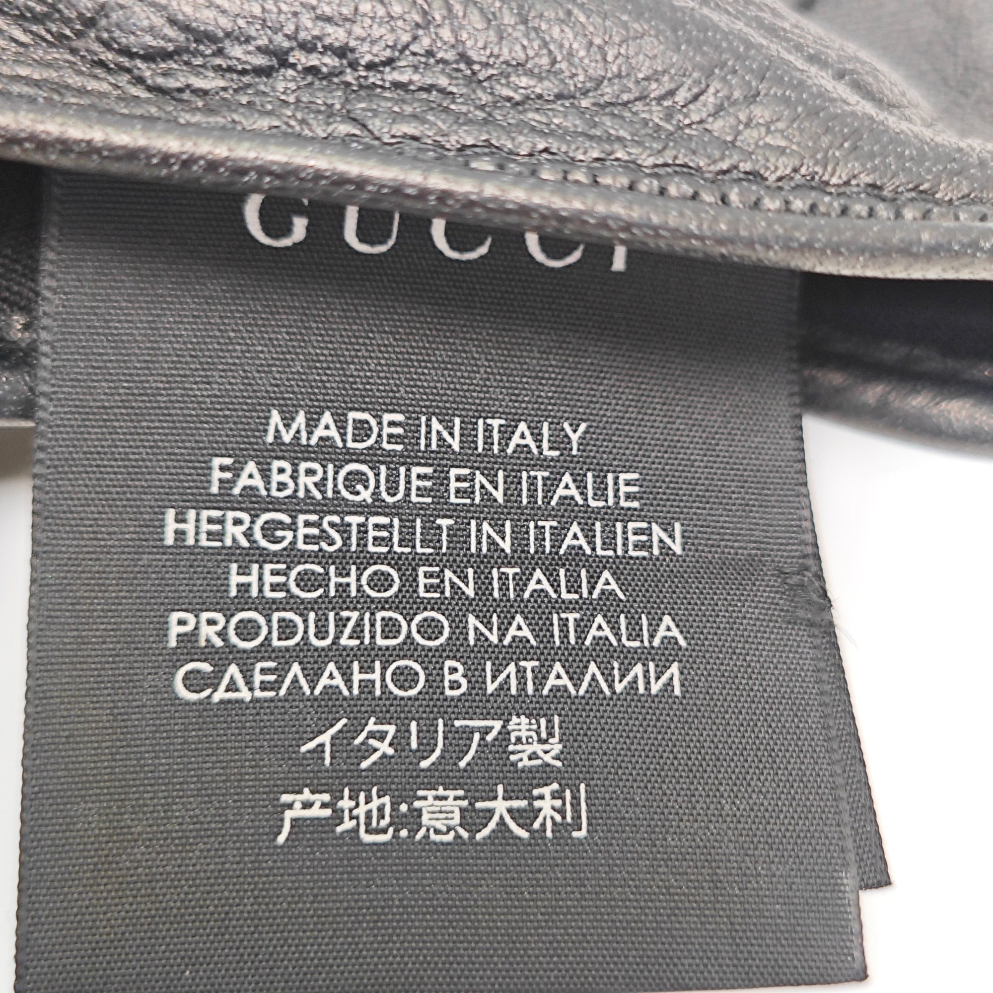 Guantes de piel de cordero negros