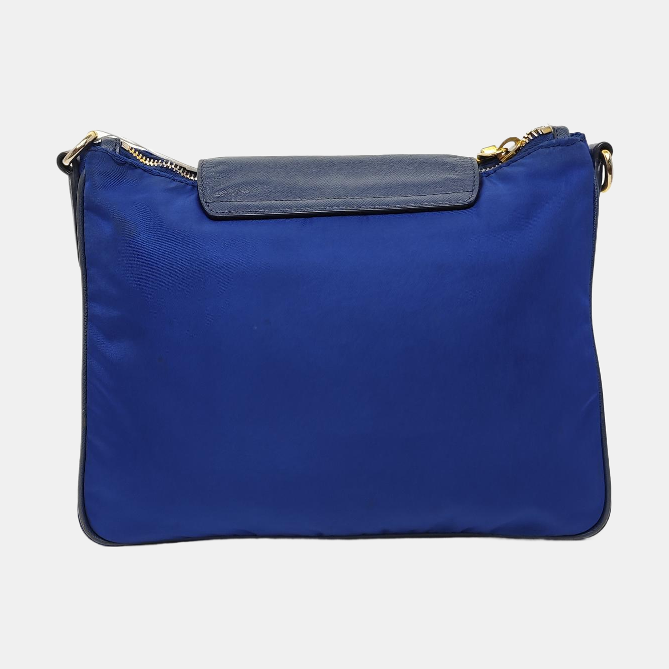 Nylon Shoulder Bag Blue
