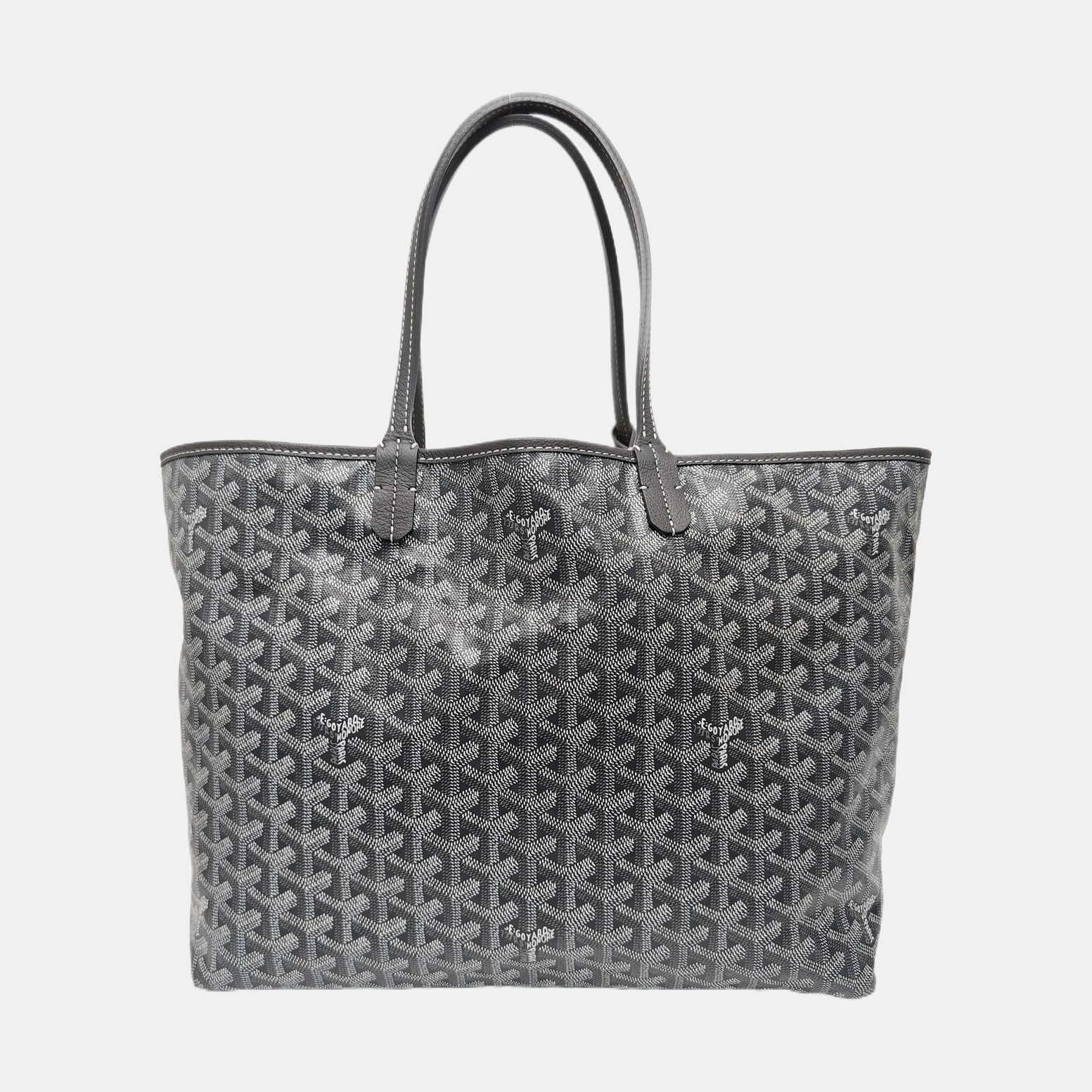 Saint Louis PM Coated Canvas Gray