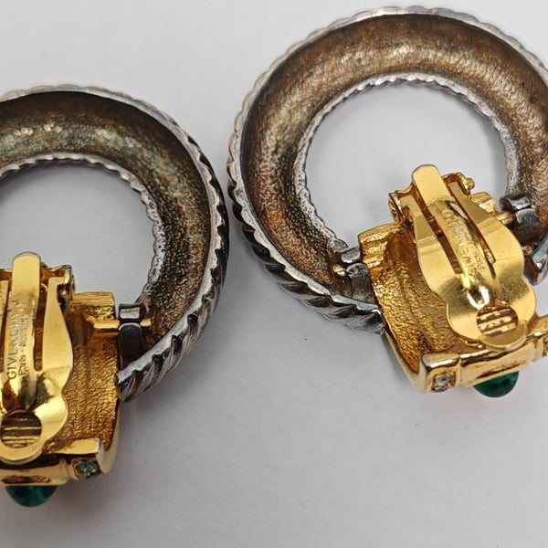 Metal Silver Clip On Earrings