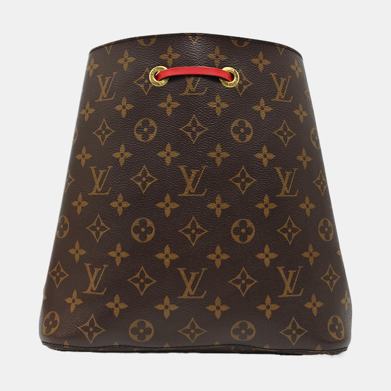 NÉONOÉ MM Monogram Coated Canvas Brown