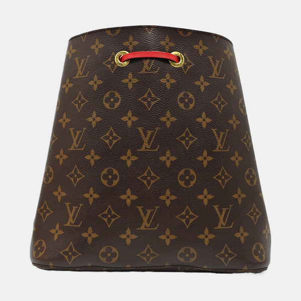 NÉONOÉ MM Monogram Coated Canvas Brown