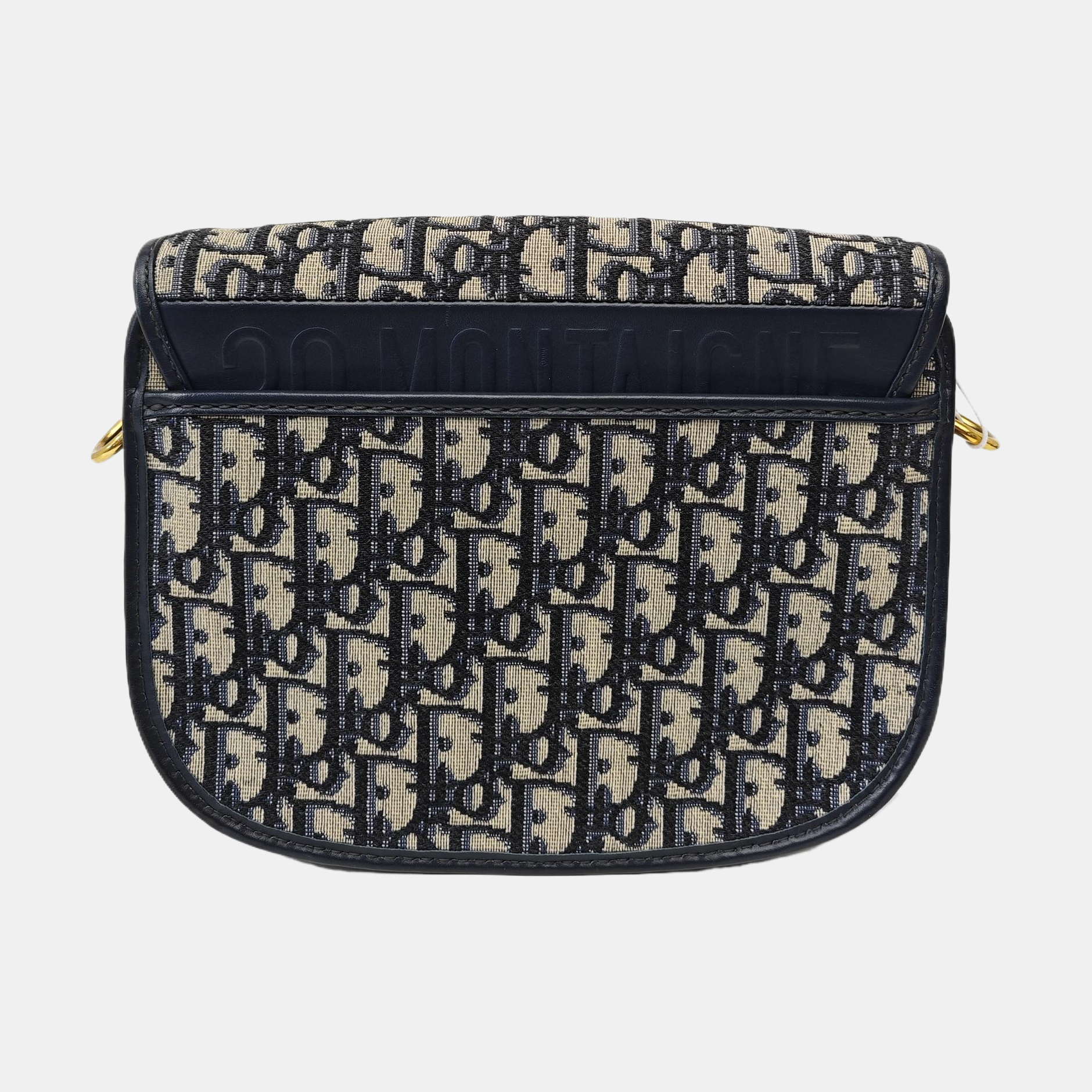 Bobby East-West Medium Oblique Canvas Blue