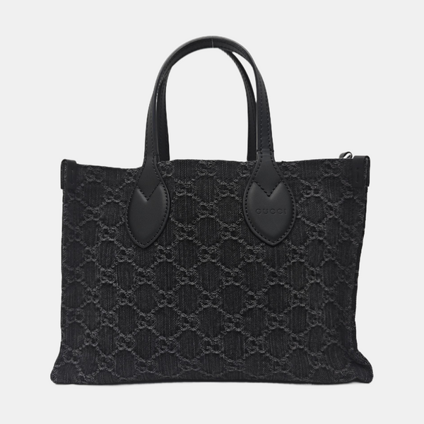 Ophidia Medium Monogram Canvas Black