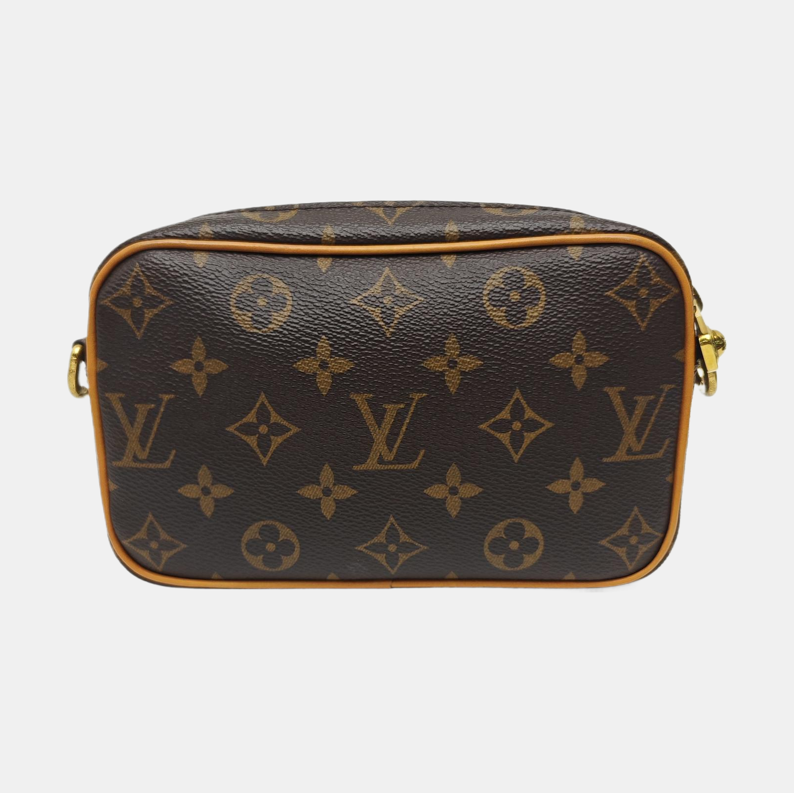 MARLY DRAGONNE Mini Monogram Coated Canvas Brown