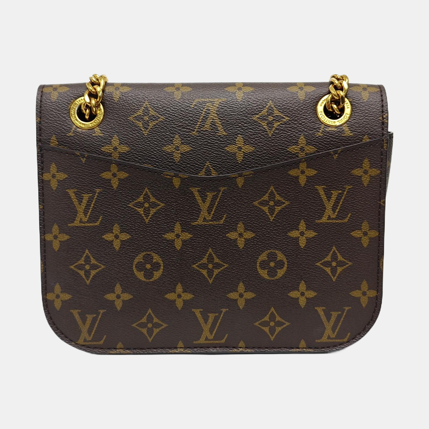 PASSY Monogram Coated Canvas Brown