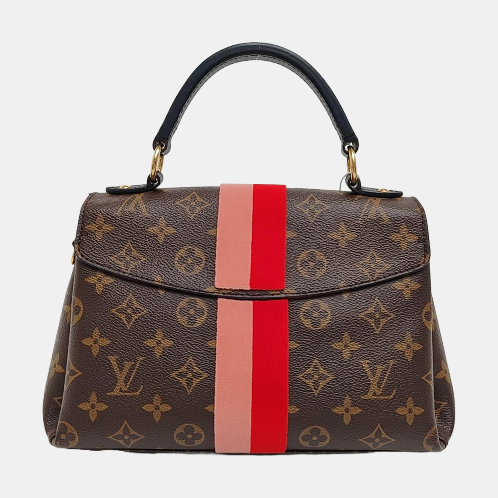 GEORGES BB Monogram Coated Canvas Brown