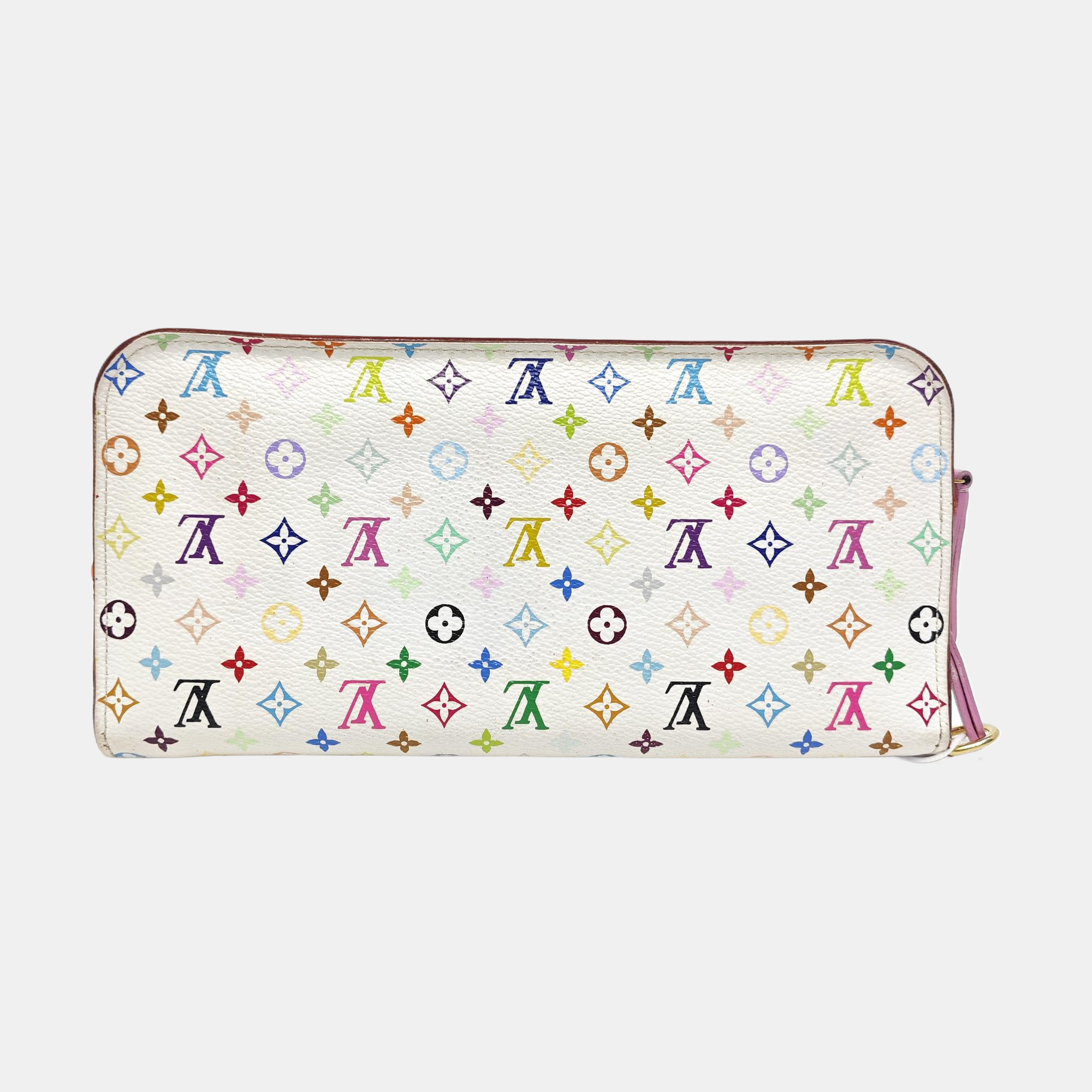 LV × TM INSOLITE Monogram Coated Canvas White Wallet