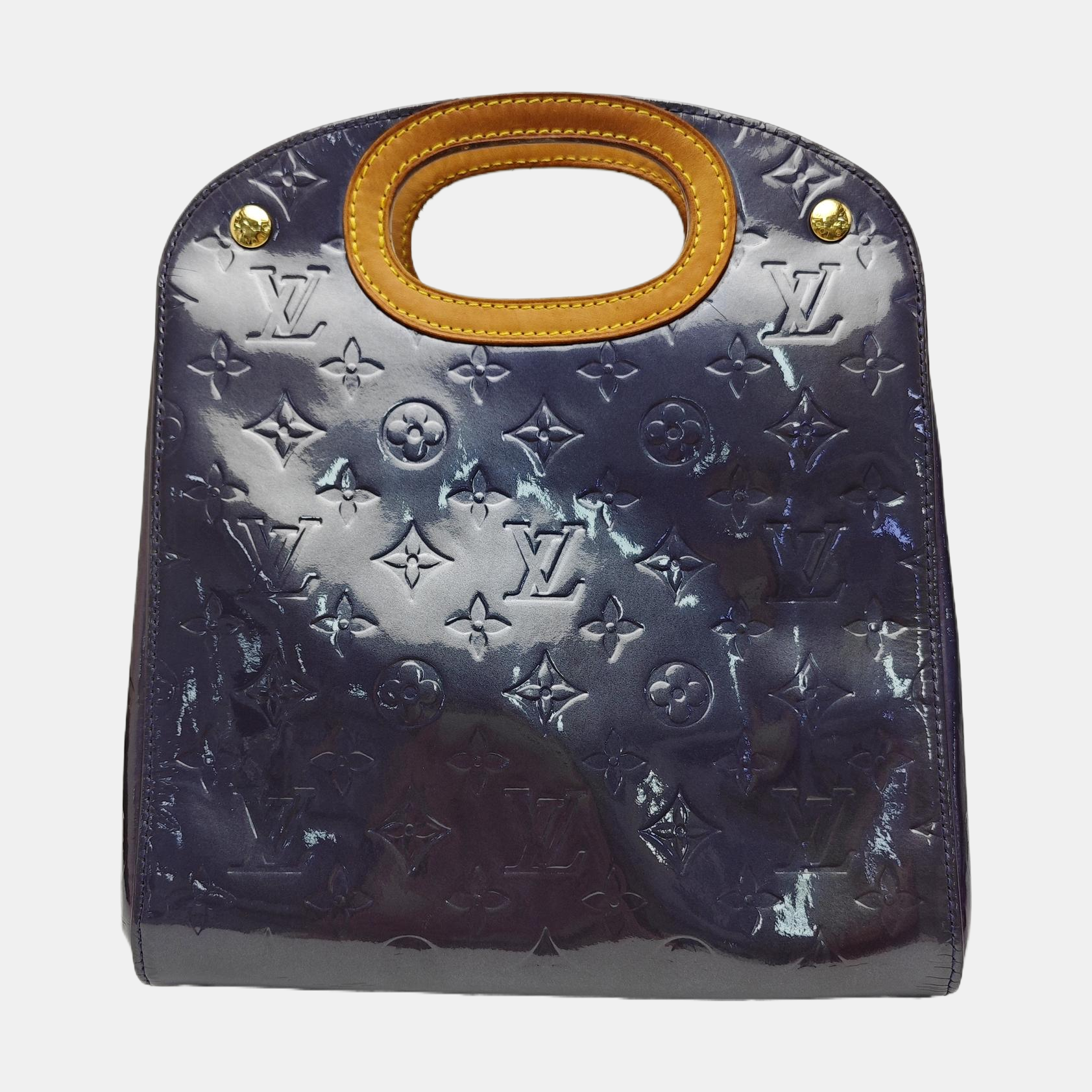 MAPLE DRIVE Monogram Calfskin Purple