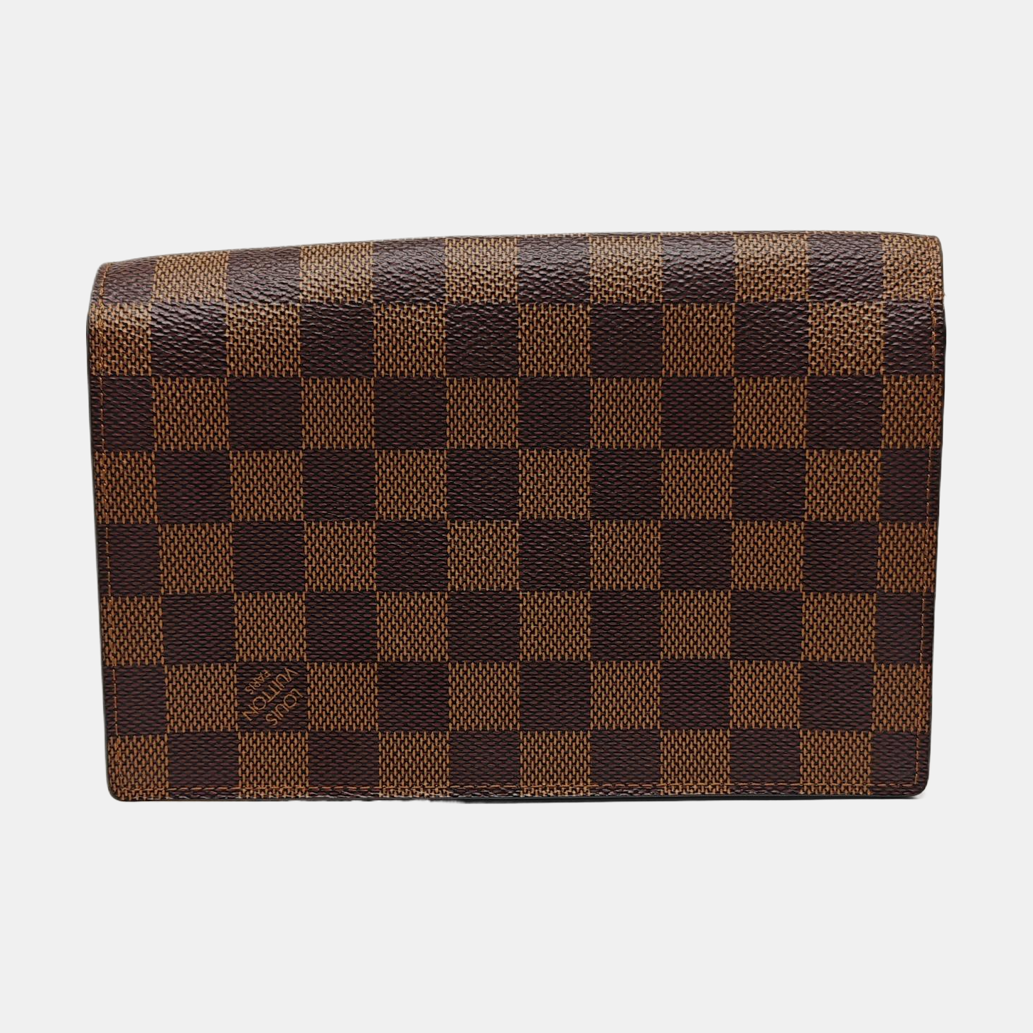 VAVIN Damier Ebene Coated Canvas Brown