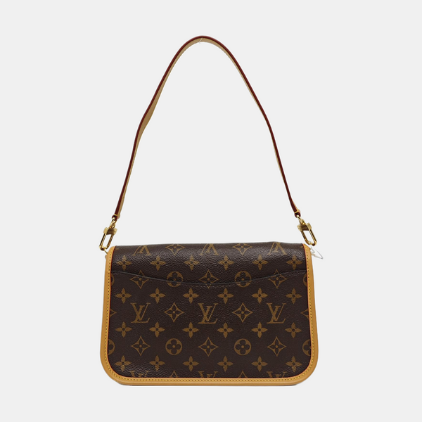 DIANE Monogram Coated Canvas Brown