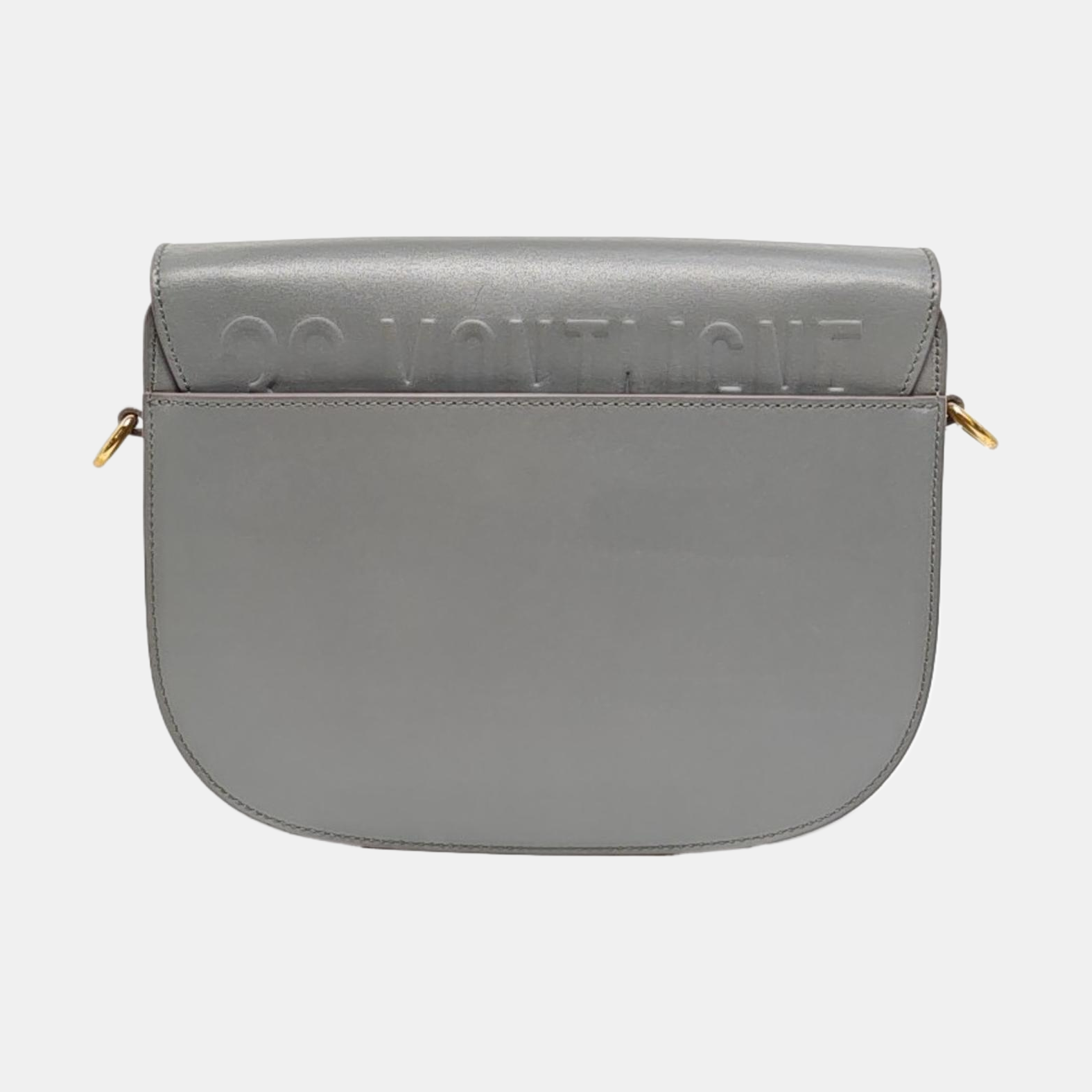 Authenticated pre-owned  Bobby Medium Calfskin Grey - Shoulder Bag at Looply