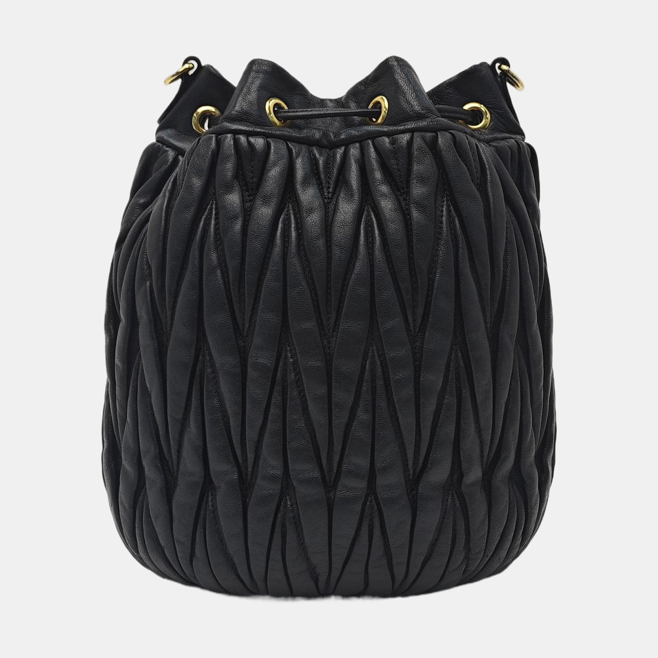 Matelassé Quilted Lambskin Black
