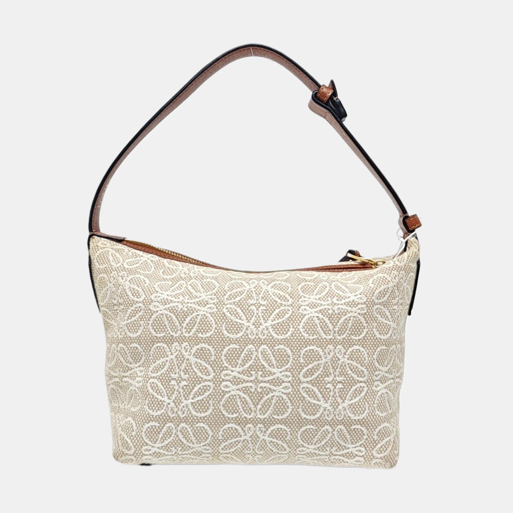 Anagram Small Monogram Canvas Beige