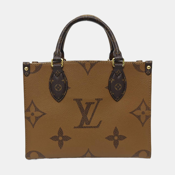 ONTHEGO PM Monogram Coated Canvas Brown