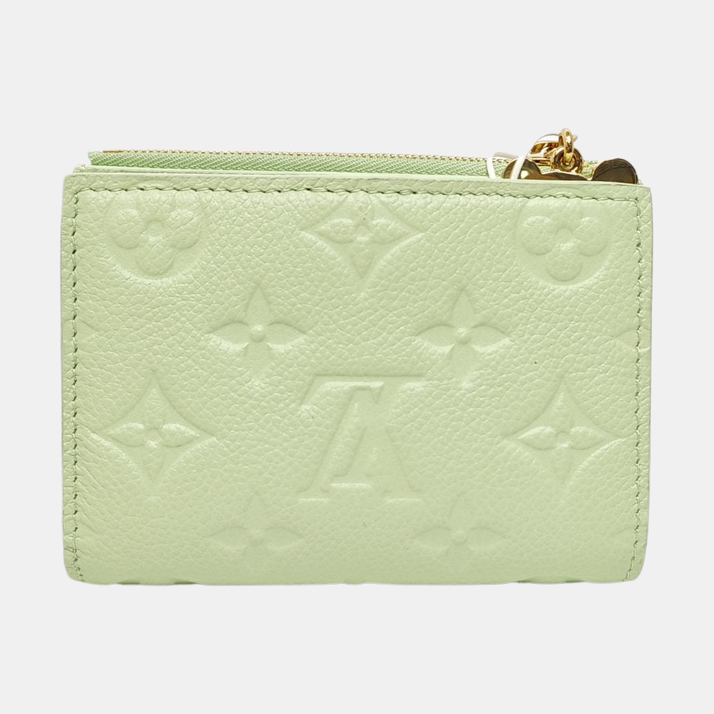 Monogram Calfskin Wallet Green