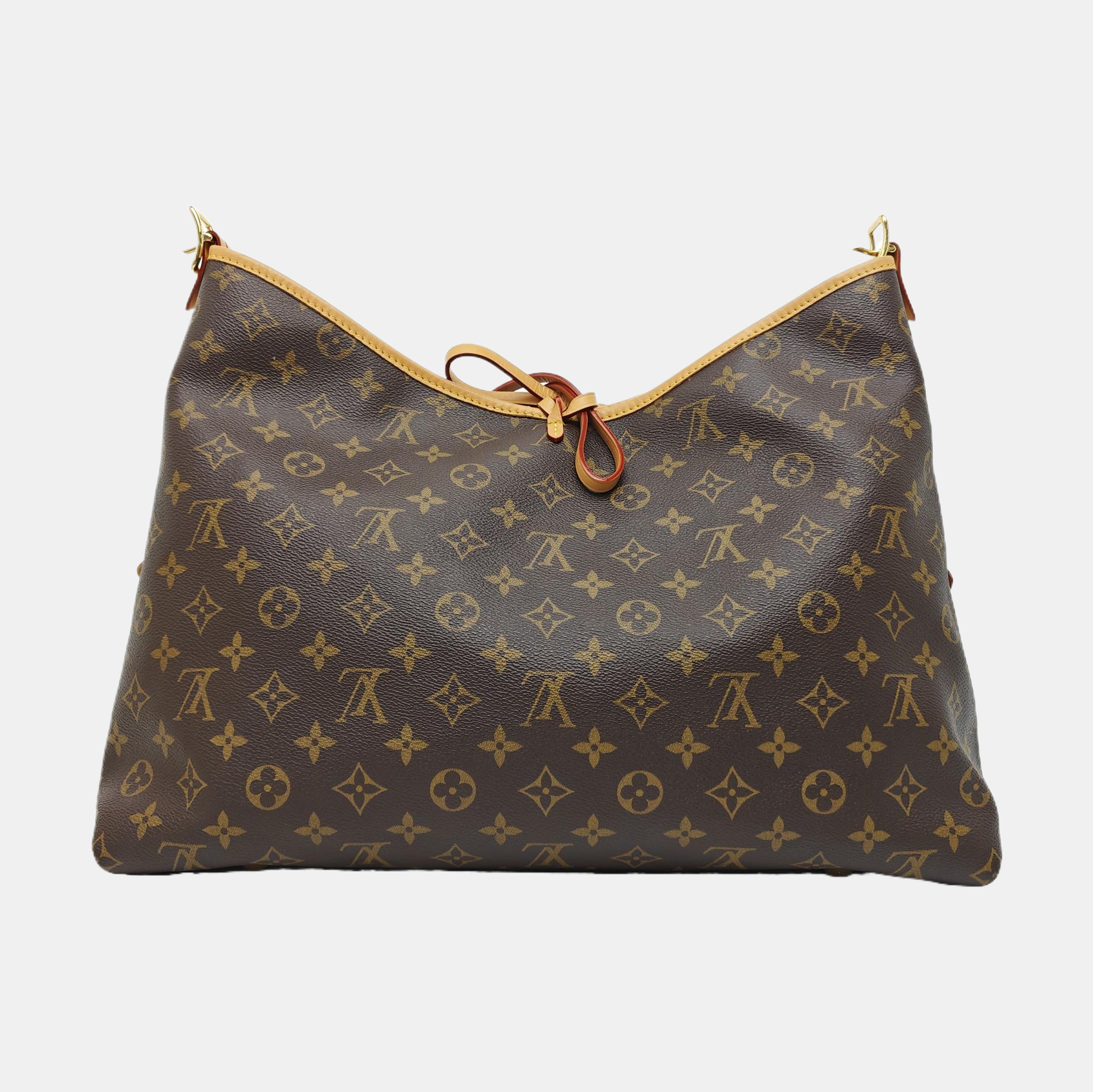 CARRYALL MM Monogram Coated Canvas Brown