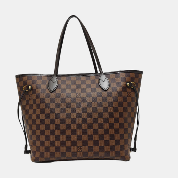 NEVERFULL MM Damier Ebene Coated Canvas Brown