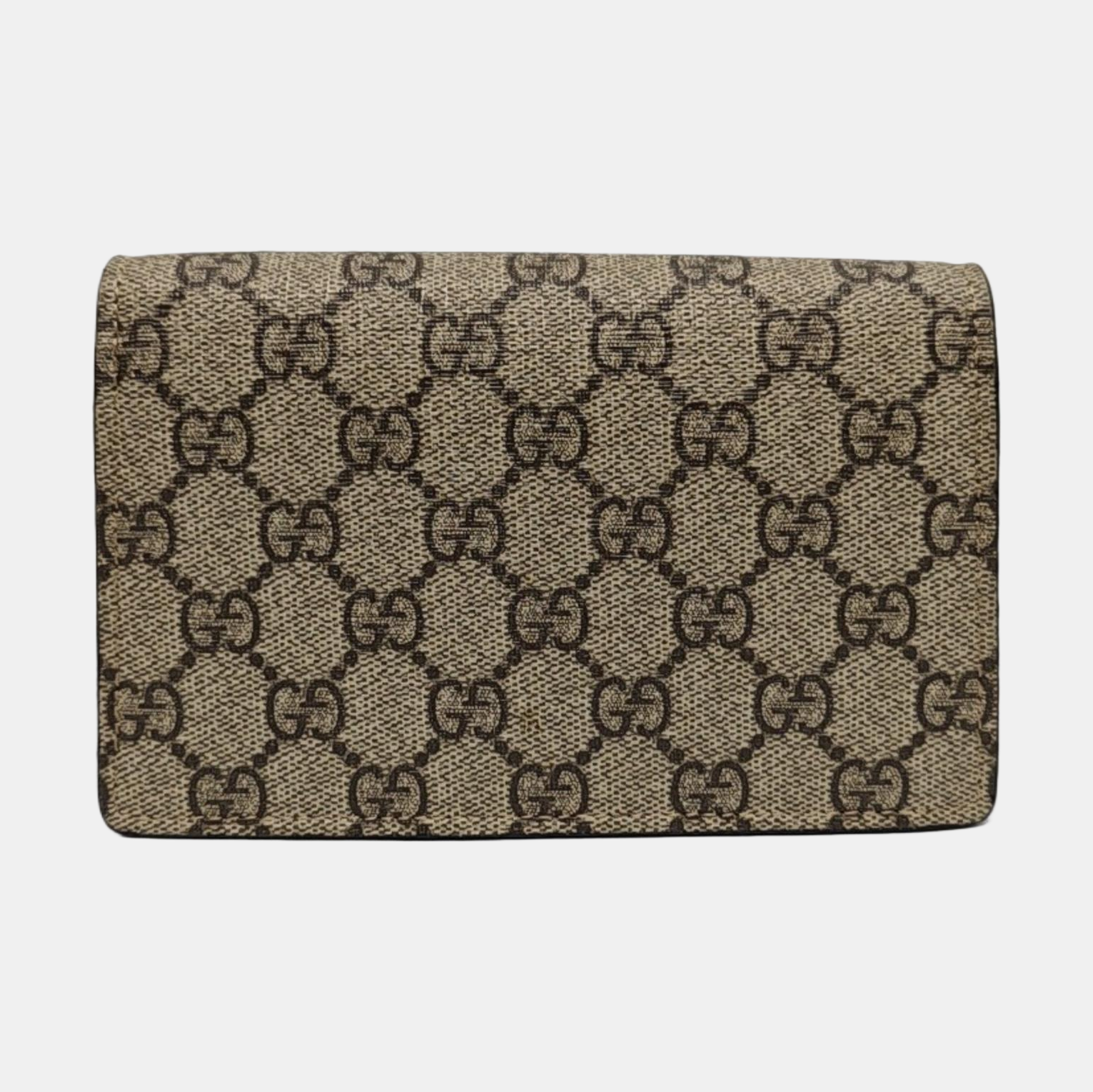 Dionysus Super Mini Monogram Coated Canvas Beige