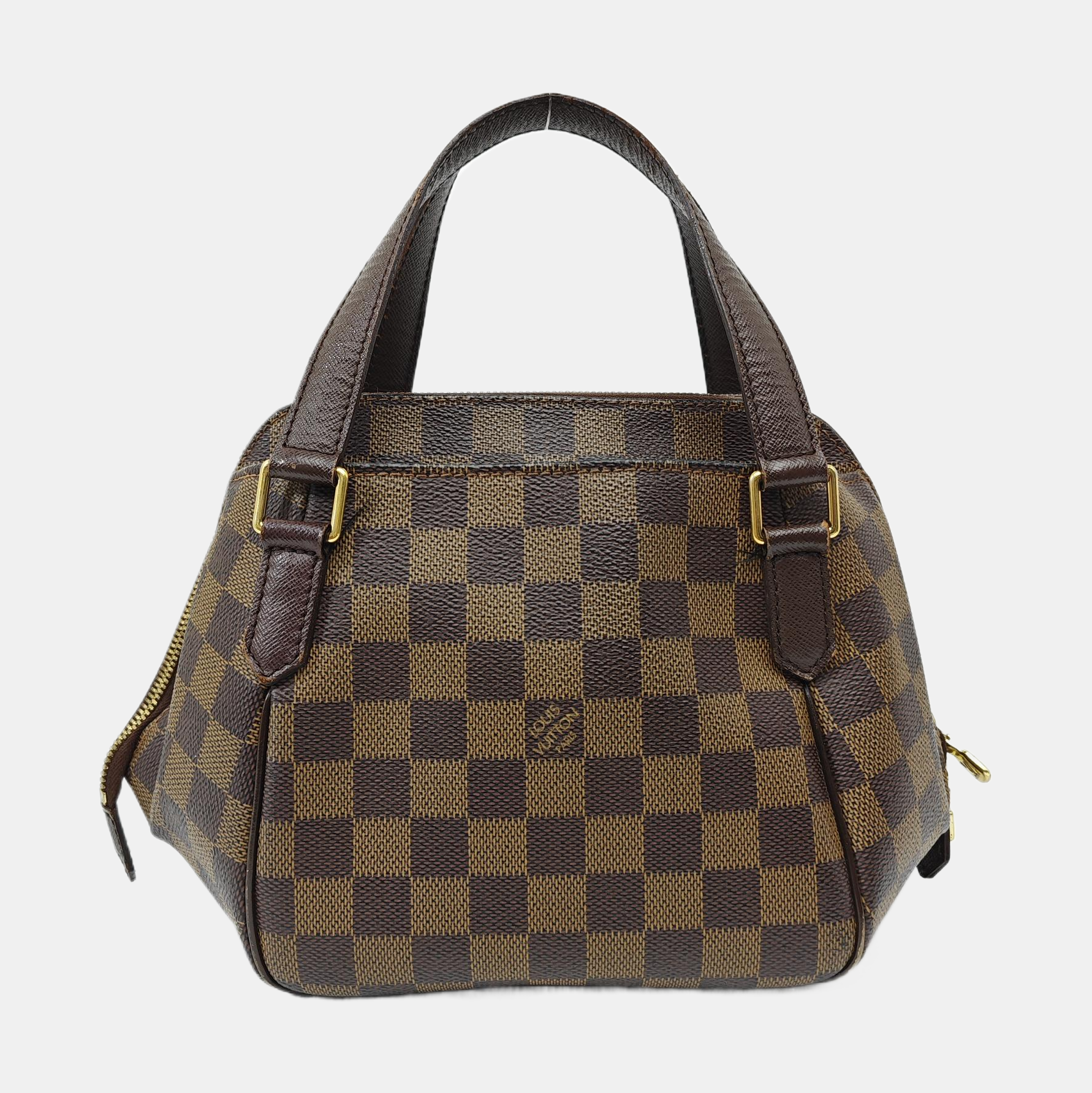 BELEM PM Damier Ebene Coated Canvas Brown