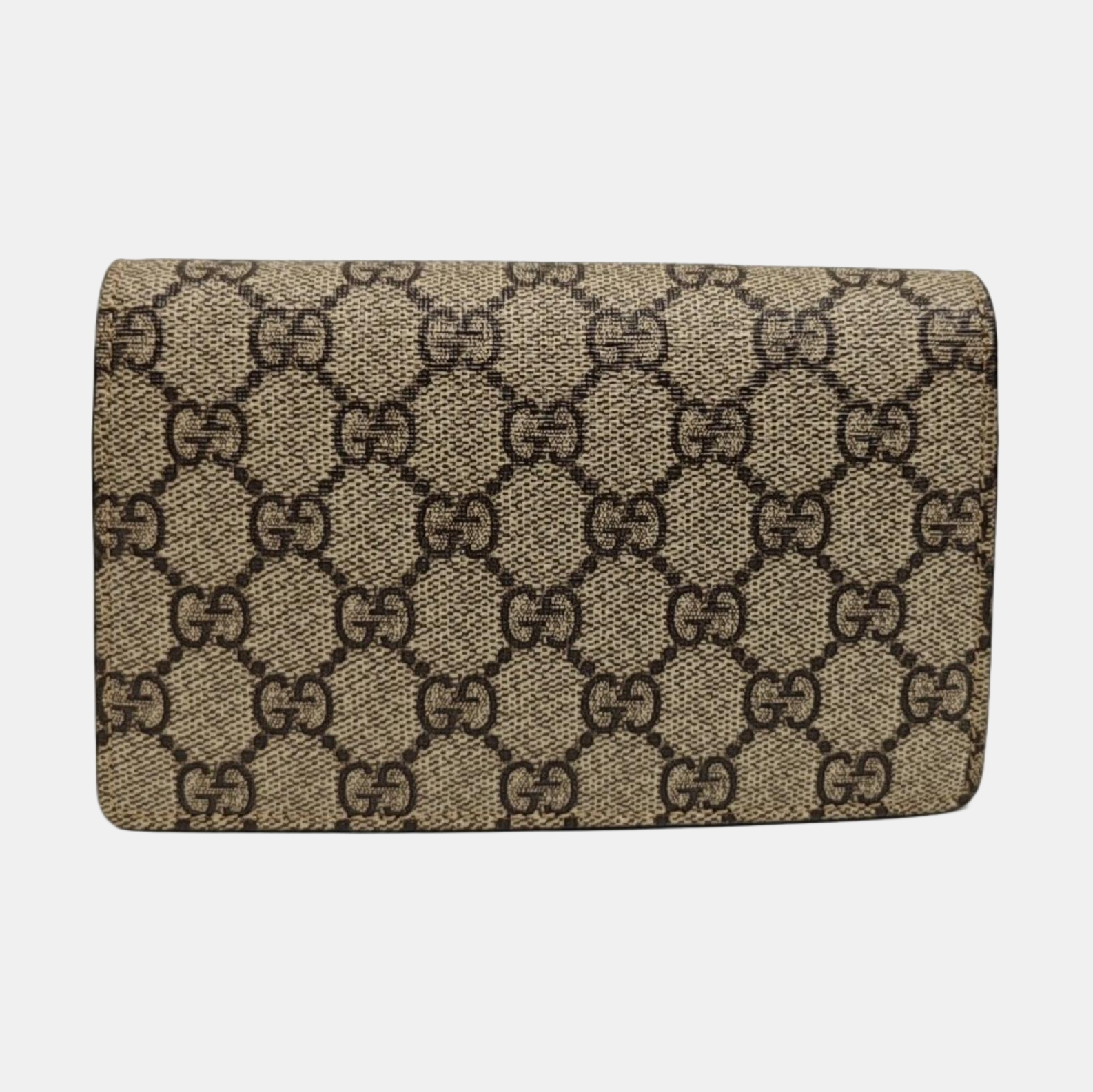 Dionysus Super Mini Monogram Coated Canvas Beige