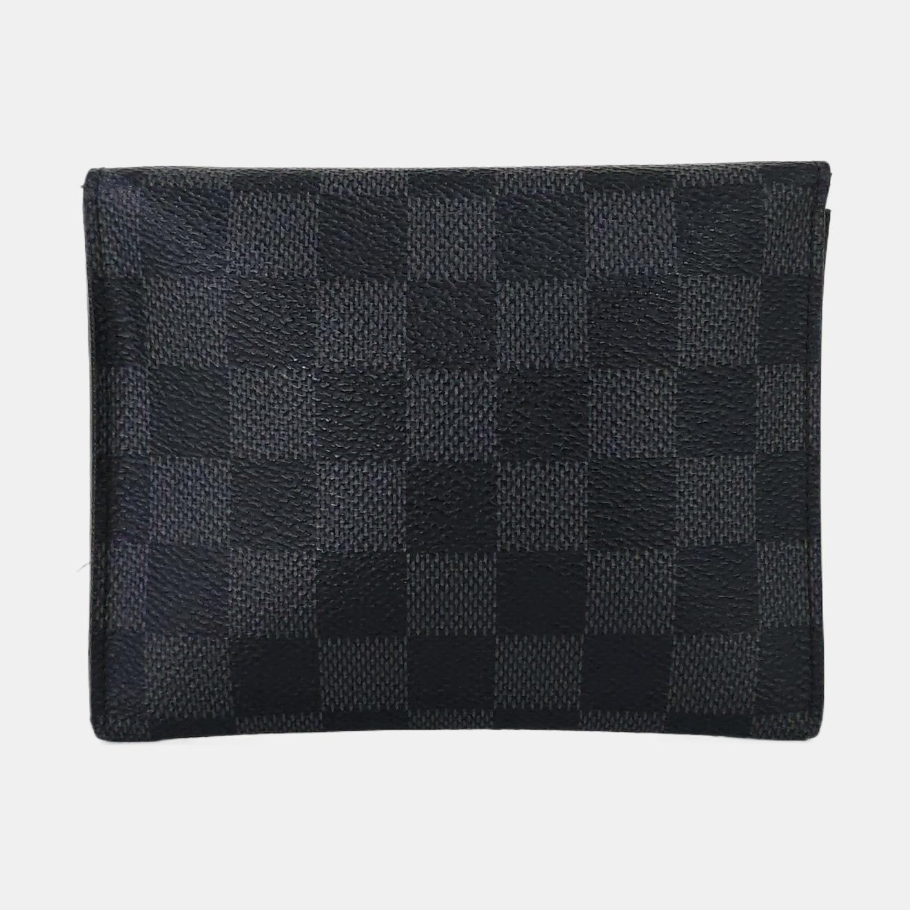 MODULABLE Damier Graphite Coated Canvas Black Wallet
