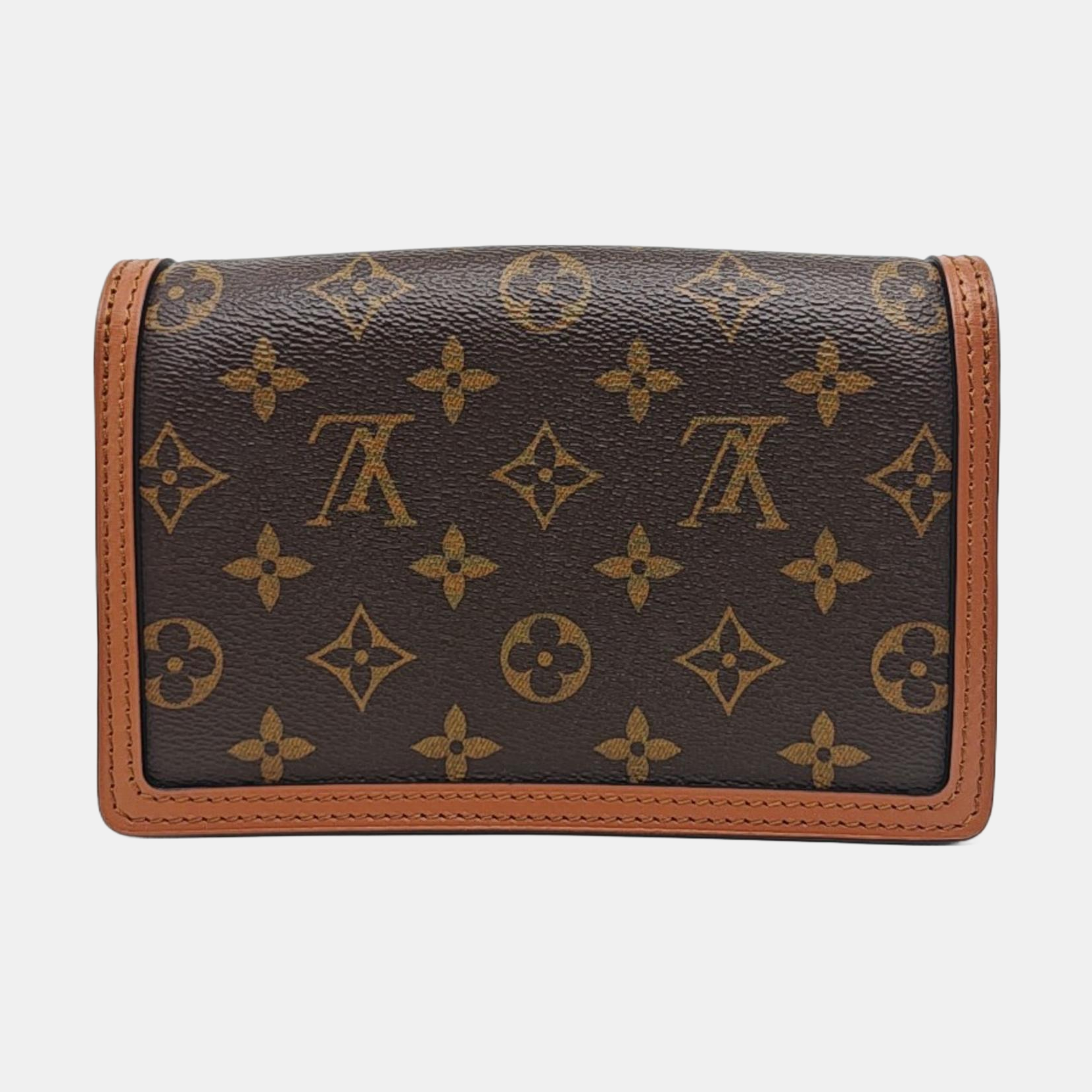 DAUPHINE WOC Monogram Coated Canvas Brown