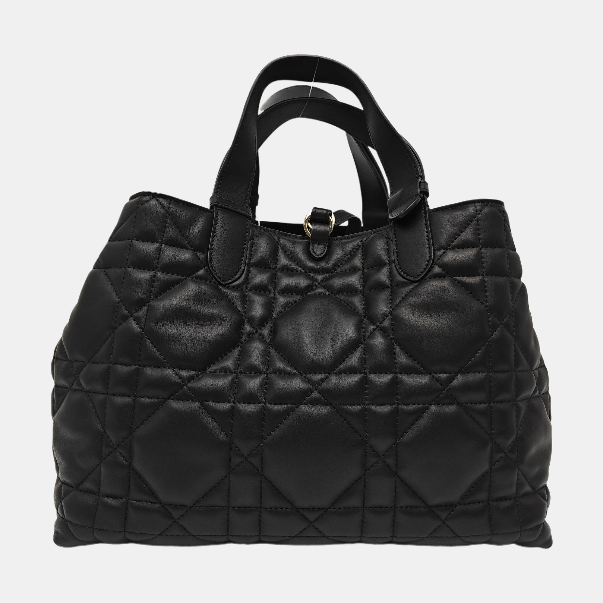 Toujours Medium Cannage Calfskin Black