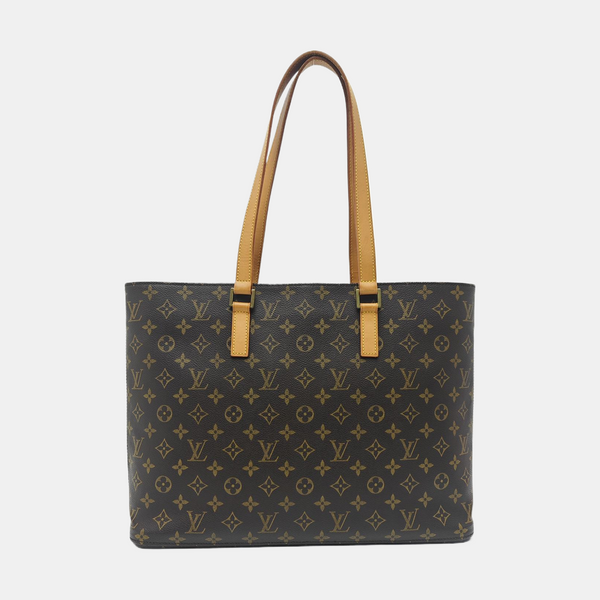 VINTAGE VAVIN GM Monogram Coated Canvas Brown