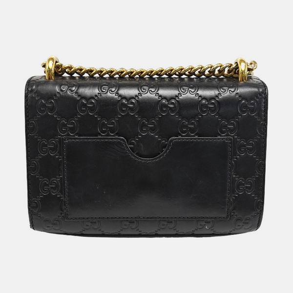 Padlock Small Monogram Calfskin Black