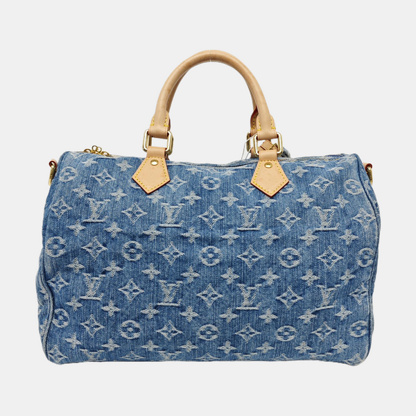 SPEEDY SOFT 30 Monogram Denim Blue