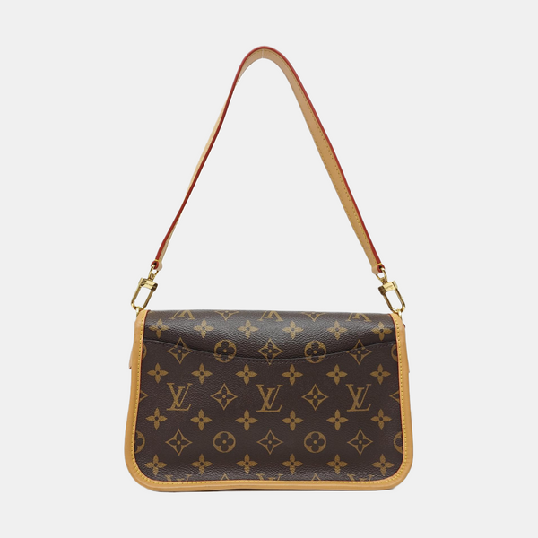 DIANE Monogram Coated Canvas Brown
