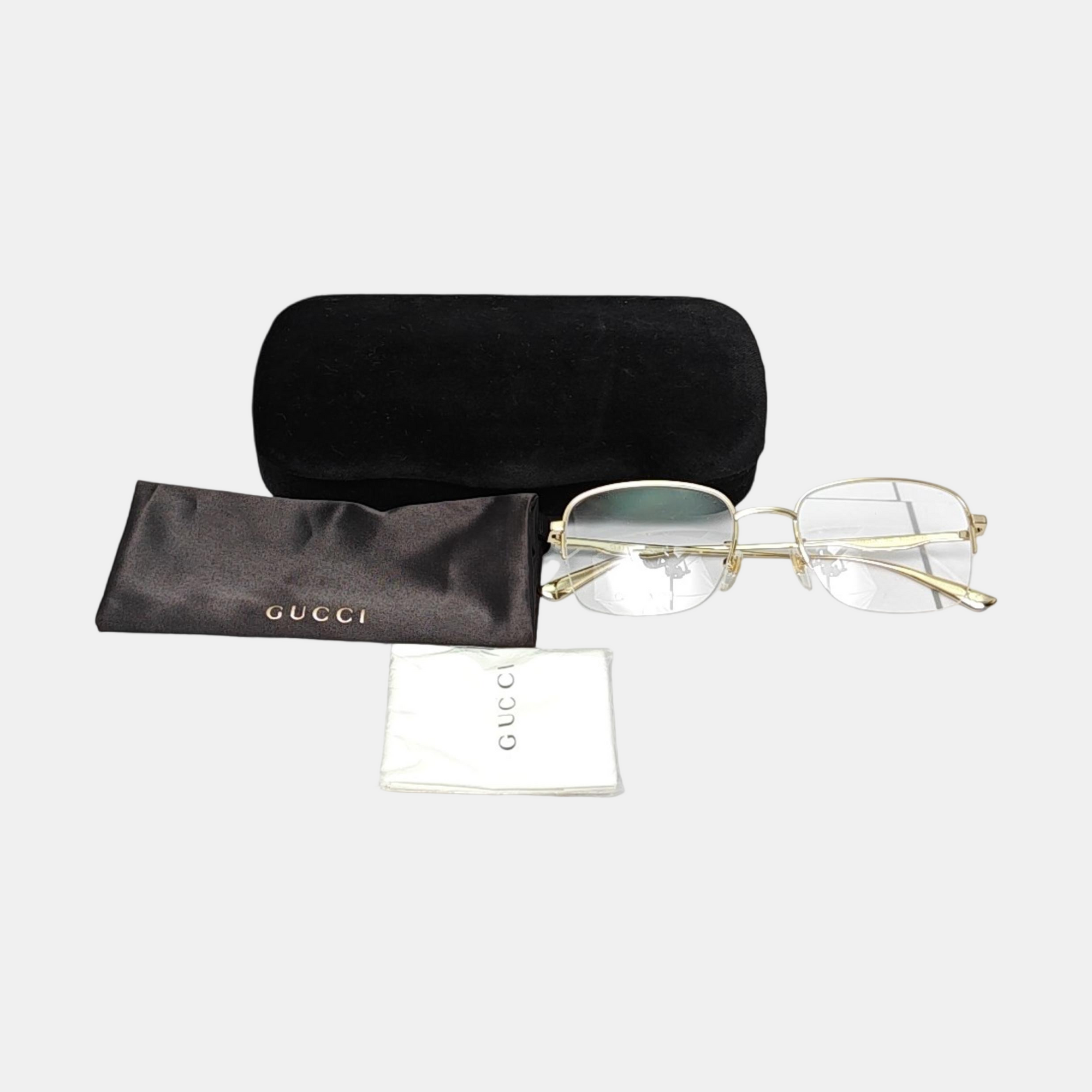 Metal Eyeglasses Gold