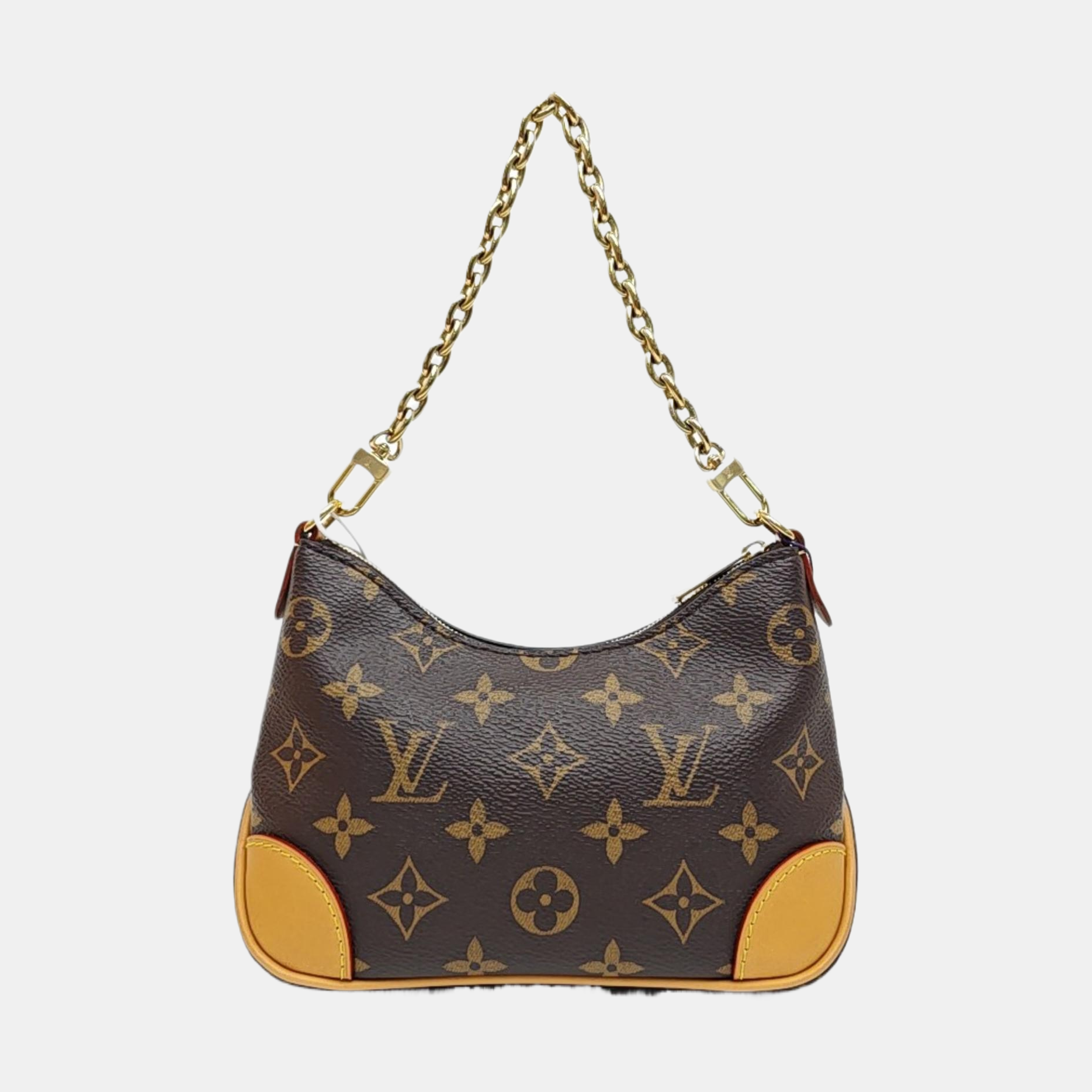 BOULOGNE Nano Monogram Coated Canvas Brown
