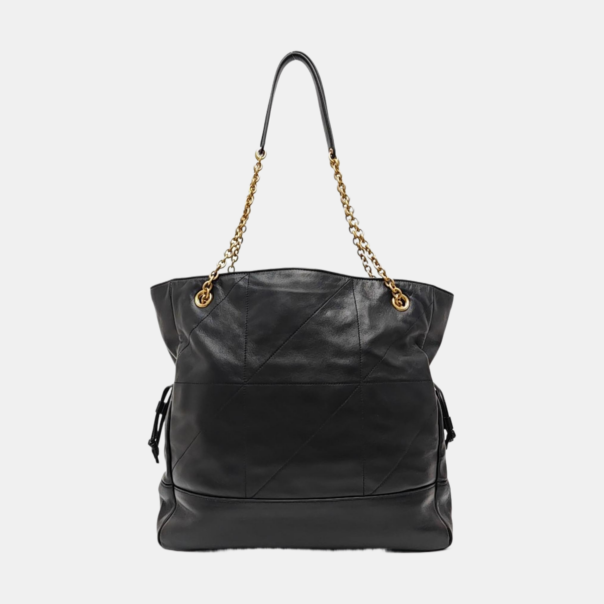 JAMIE SHOPPING Quilted Lambskin Black